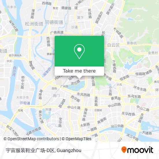 宇宙服装鞋业广场-D区 map