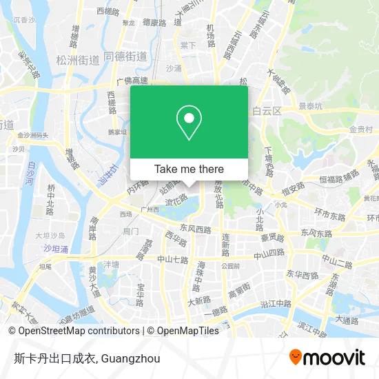 斯卡丹出口成衣 map
