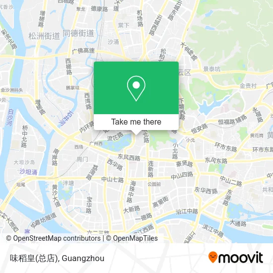 味稻皇(总店) map