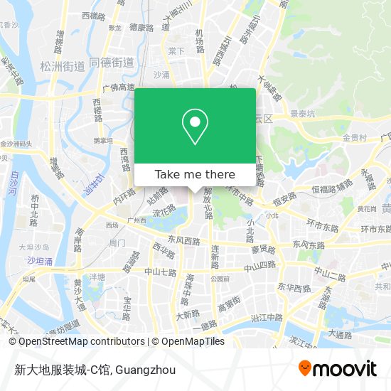 新大地服装城-C馆 map