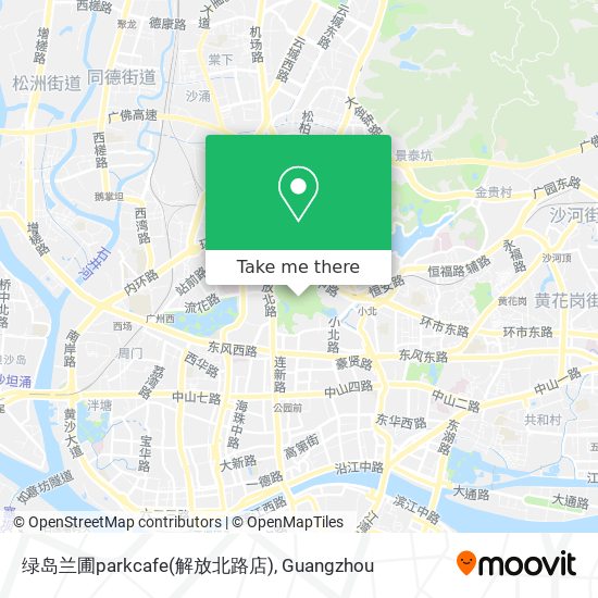 绿岛兰圃parkcafe(解放北路店) map