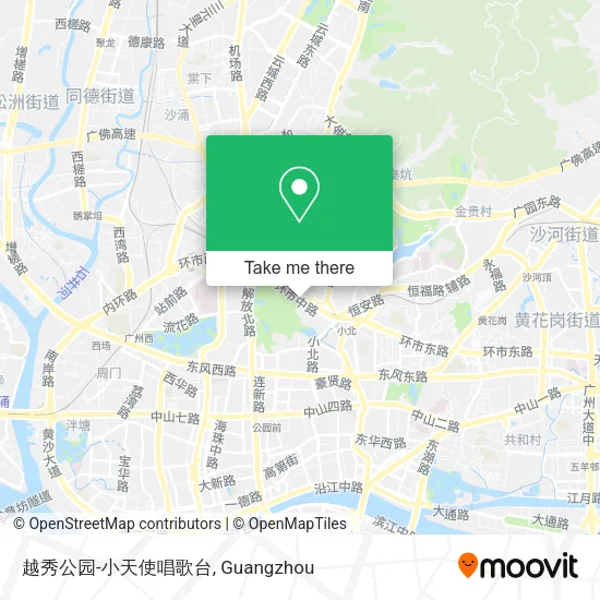 越秀公园-小天使唱歌台 map