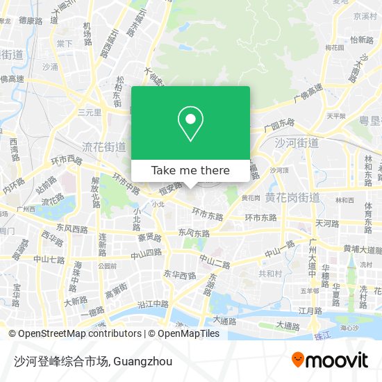 沙河登峰综合市场 map