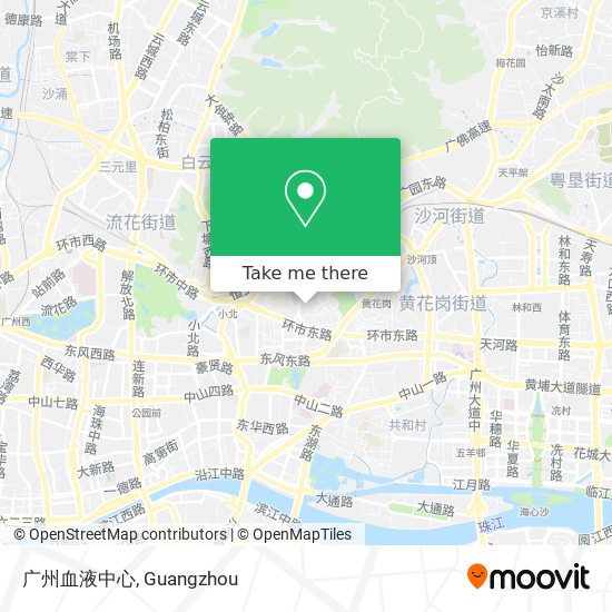 广州血液中心 map