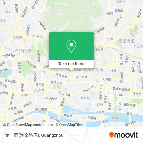 第一面(淘金路店) map