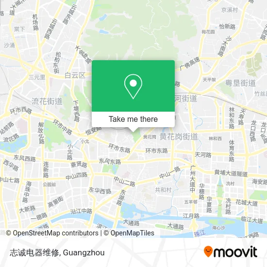 志诚电器维修 map