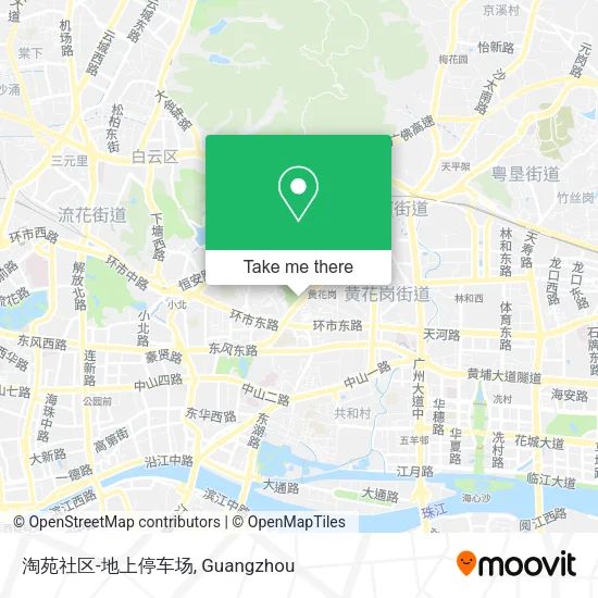 淘苑社区-地上停车场 map