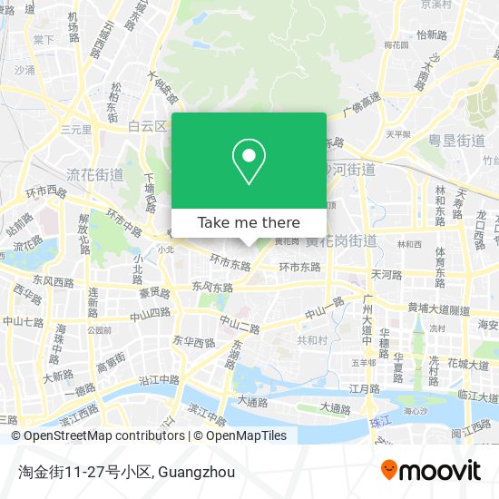 淘金街11-27号小区 map