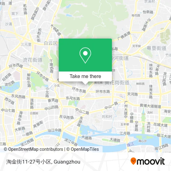 淘金街11-27号小区 map
