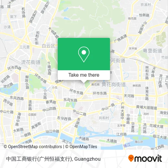 中国工商银行(广州恒福支行) map