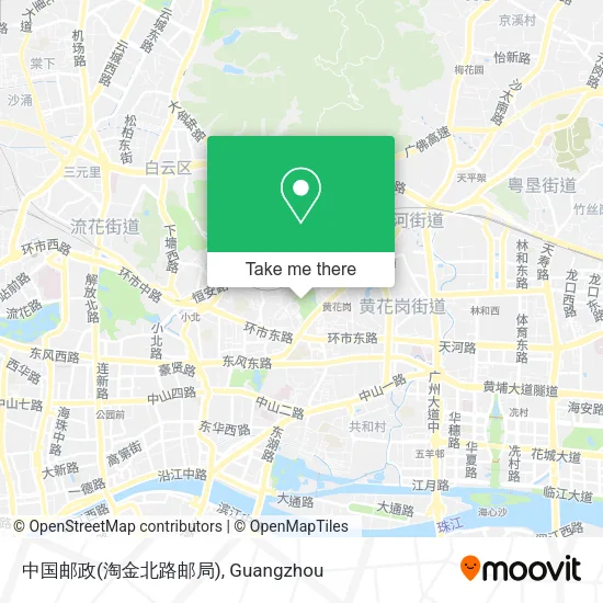 中国邮政(淘金北路邮局) map