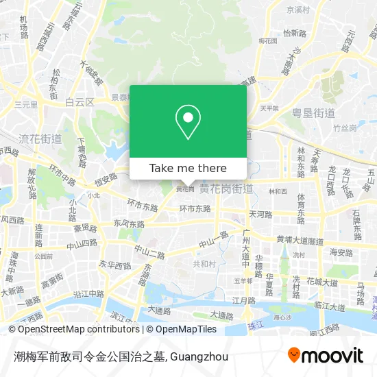 潮梅军前敌司令金公国治之墓 map