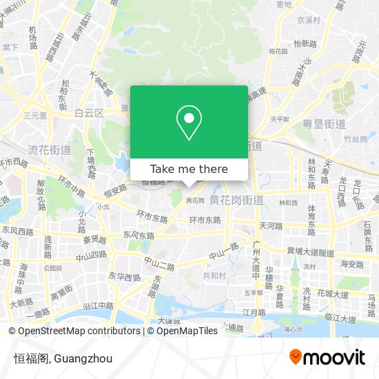恒福阁 map