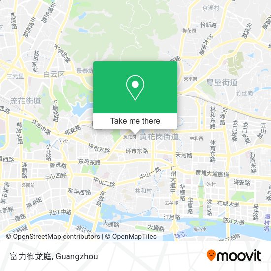 富力御龙庭 map