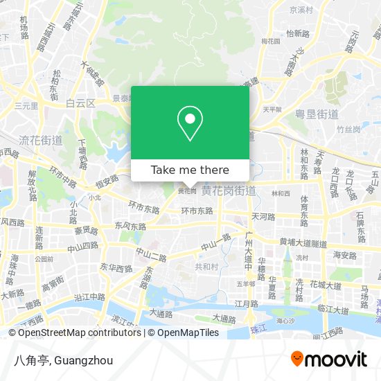 八角亭 map