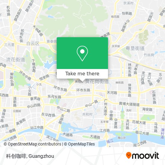 科创咖啡 map