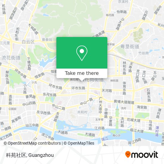 科苑社区 map
