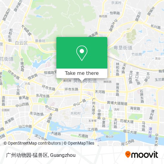 广州动物园-猛兽区 map