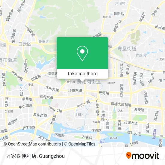 万家喜便利店 map