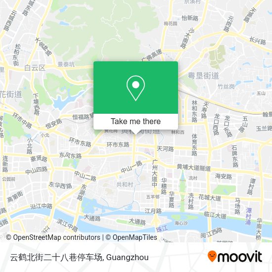 云鹤北街二十八巷停车场 map