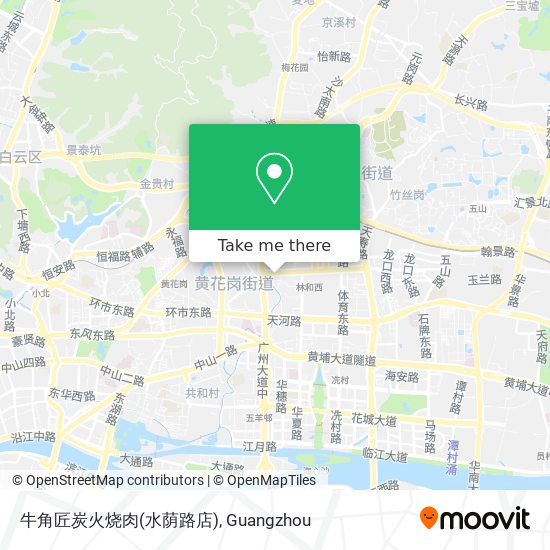 牛角匠炭火烧肉(水荫路店) map