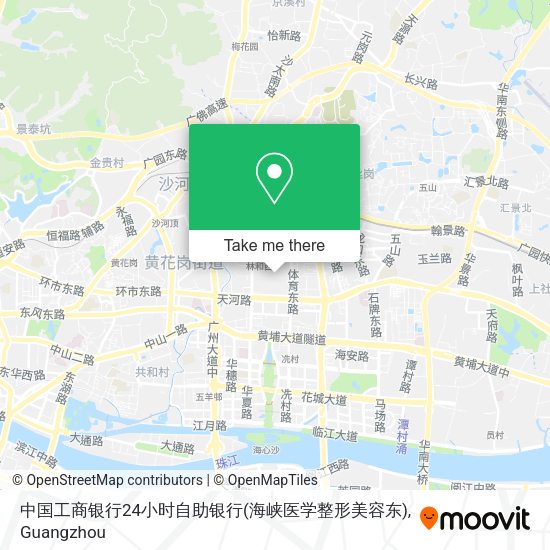中国工商银行24小时自助银行(海峡医学整形美容东) map