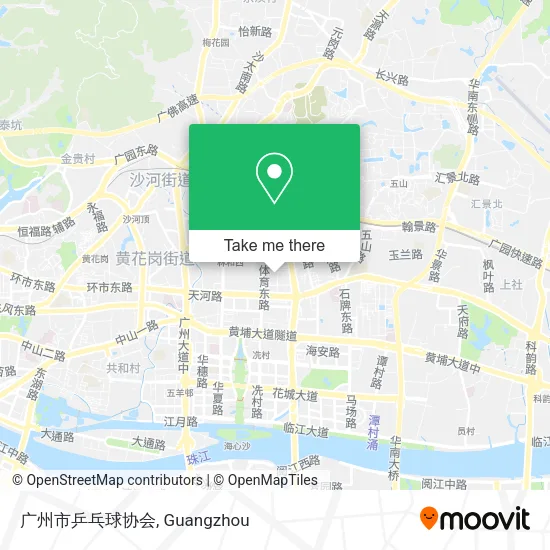 广州市乒乓球协会 map
