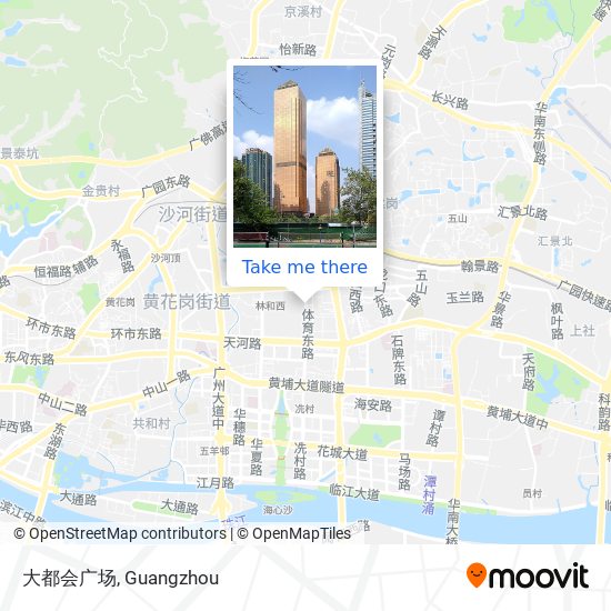 大都会广场 map