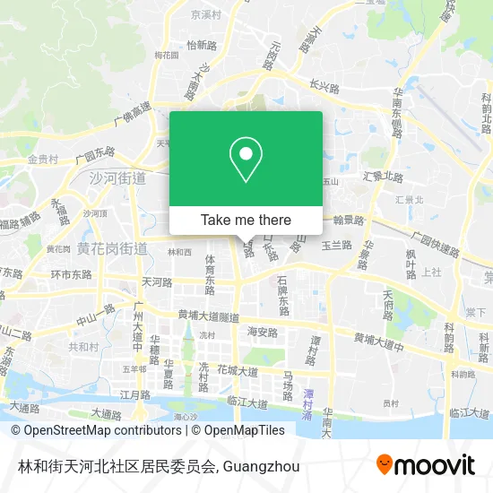林和街天河北社区居民委员会 map