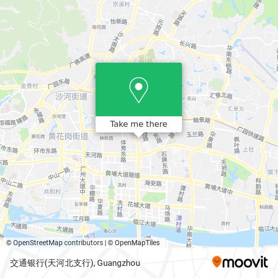交通银行(天河北支行) map