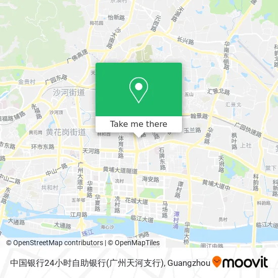 中国银行24小时自助银行(广州天河支行) map