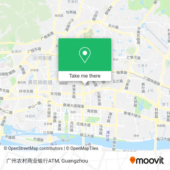 广州农村商业银行ATM map