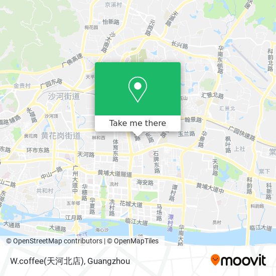 W.coffee(天河北店) map