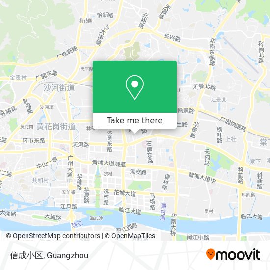 信成小区 map