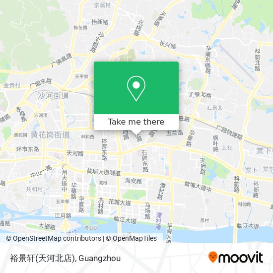 裕景轩(天河北店) map