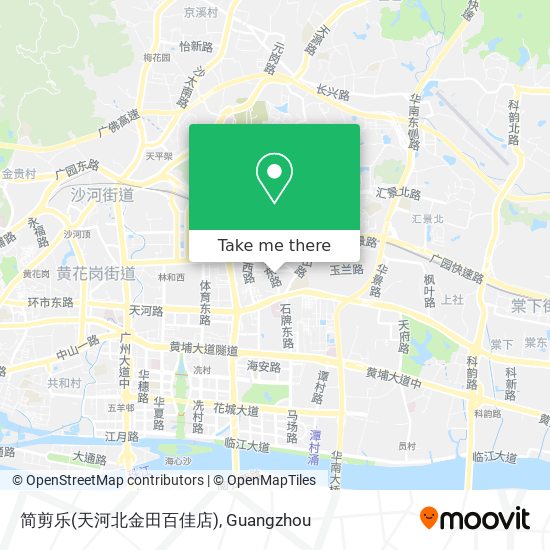 简剪乐(天河北金田百佳店) map