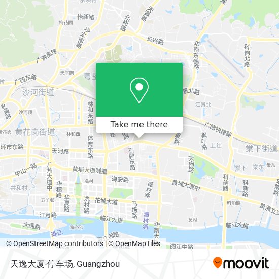天逸大厦-停车场 map