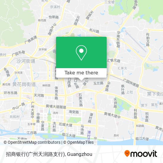 招商银行(广州天润路支行) map