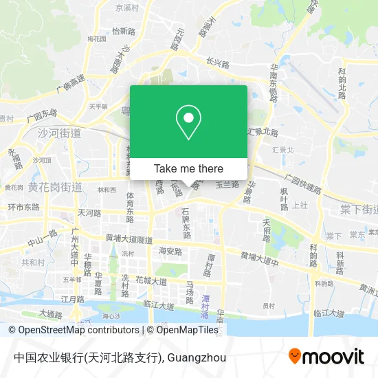 中国农业银行(天河北路支行) map