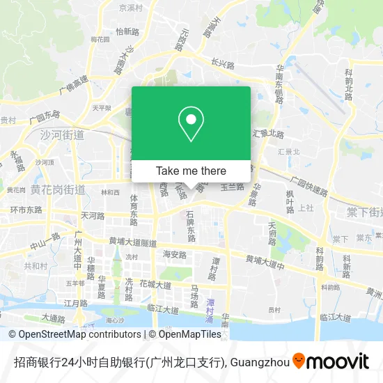 招商银行24小时自助银行(广州龙口支行) map