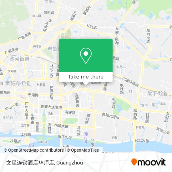 文星连锁酒店华师店 map