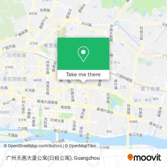 广州天惠大厦公寓(日租公寓) map
