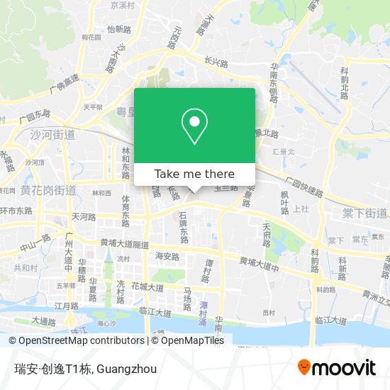 瑞安·创逸T1栋 map