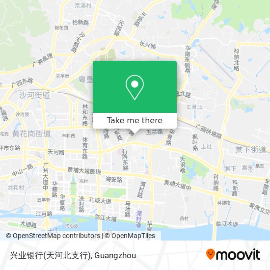 兴业银行(天河北支行) map