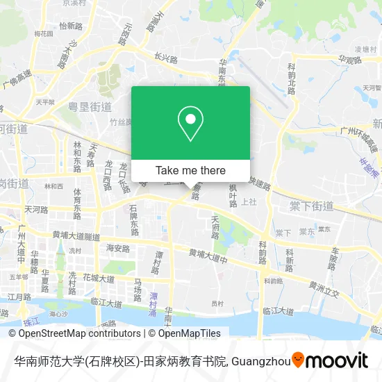 华南师范大学(石牌校区)-田家炳教育书院 map