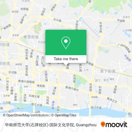 华南师范大学(石牌校区)-国际文化学院 map