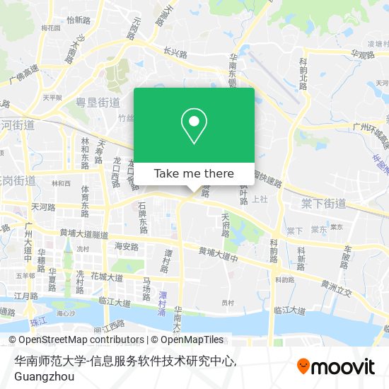华南师范大学-信息服务软件技术研究中心 map