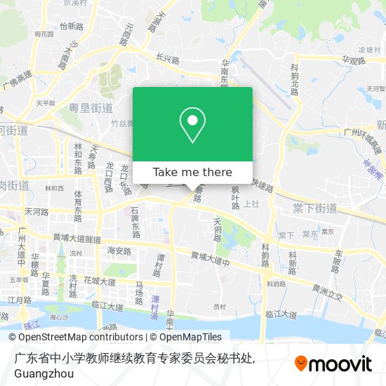 广东省中小学教师继续教育专家委员会秘书处 map