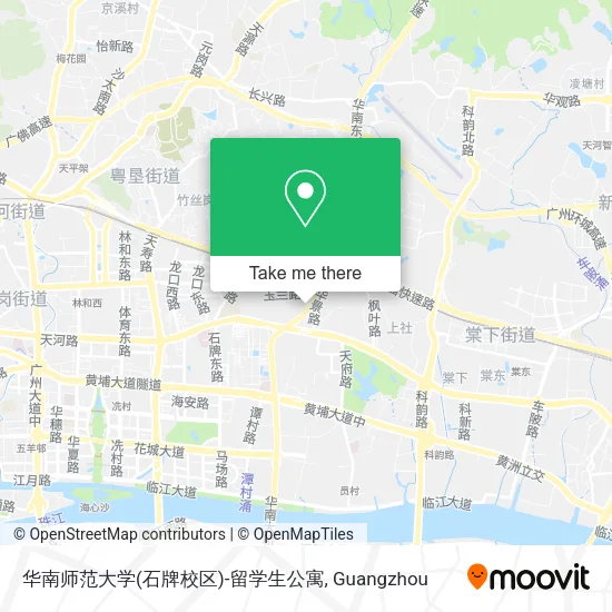 华南师范大学(石牌校区)-留学生公寓 map