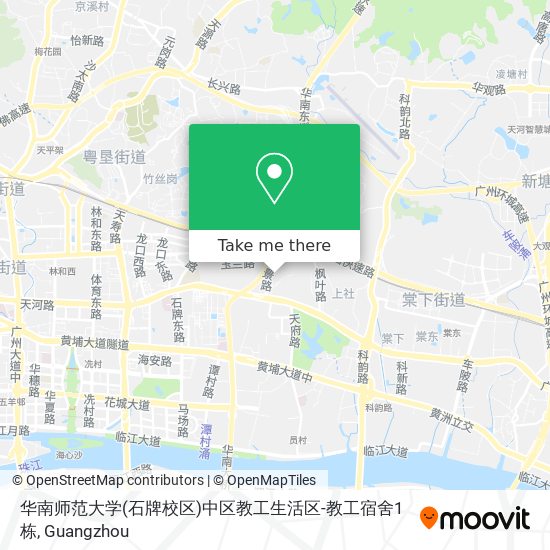华南师范大学(石牌校区)中区教工生活区-教工宿舍1栋 map